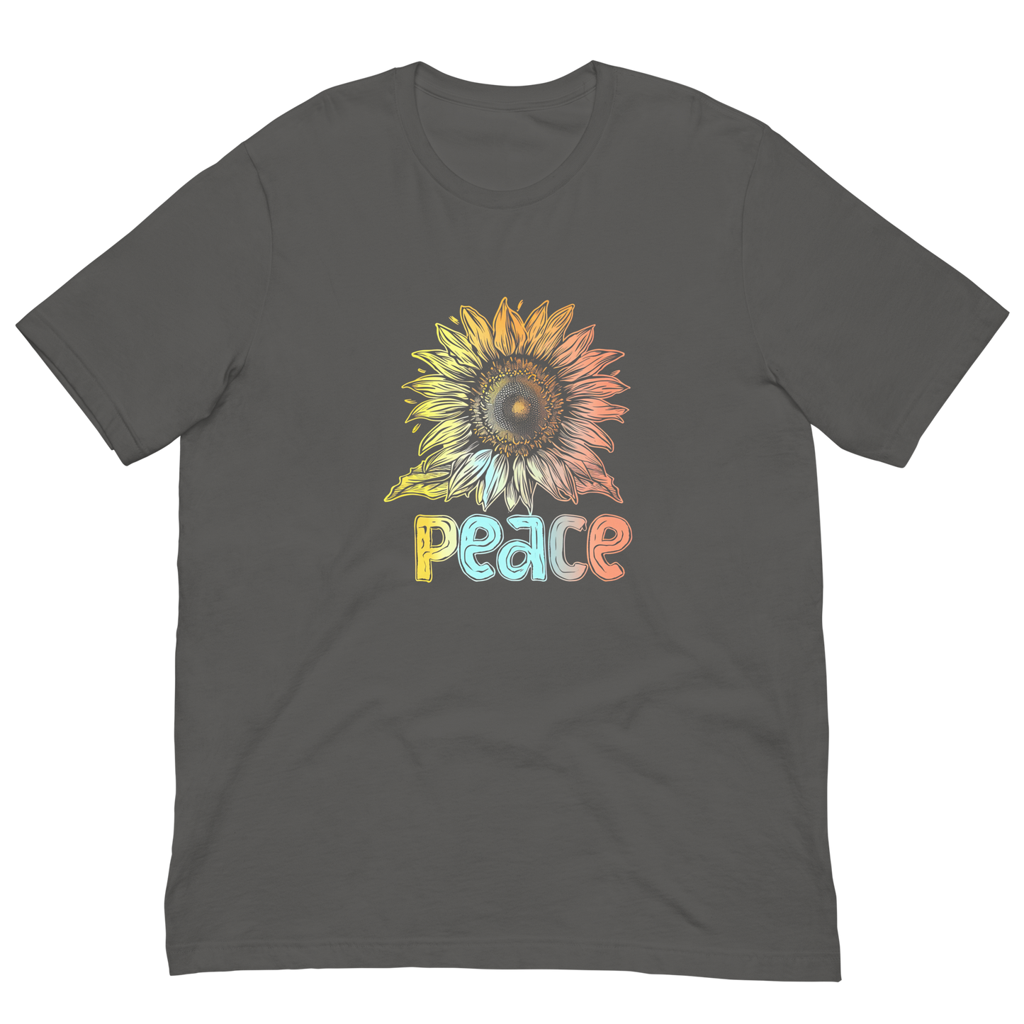 Quirky Sunflower Peace T-shirt