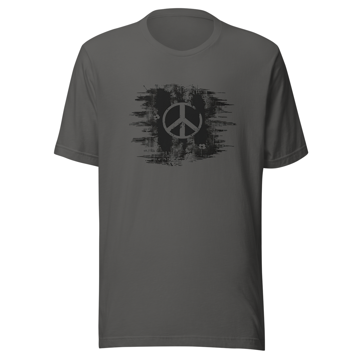 Distressed Peace Symbol" T-Shirt