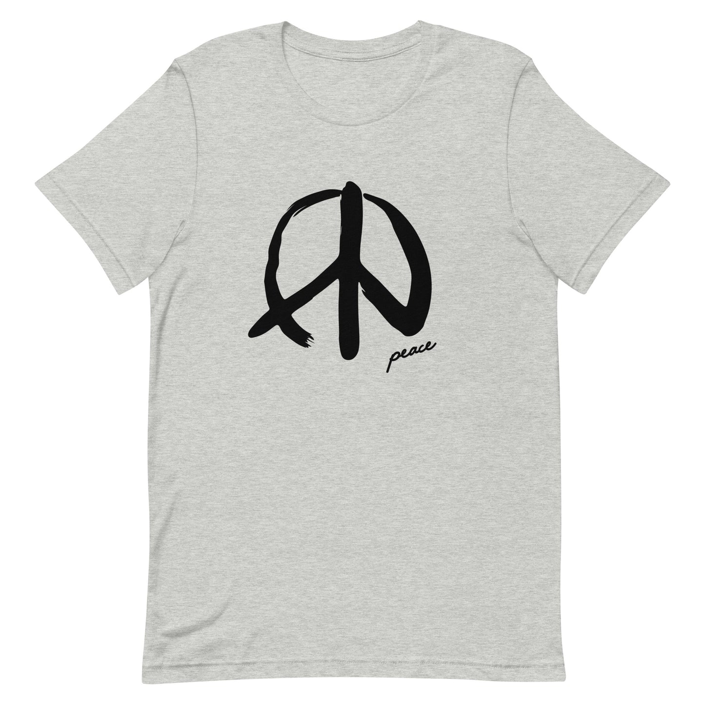 Hand-Drawn Peace Symbol Unisex T-shirt