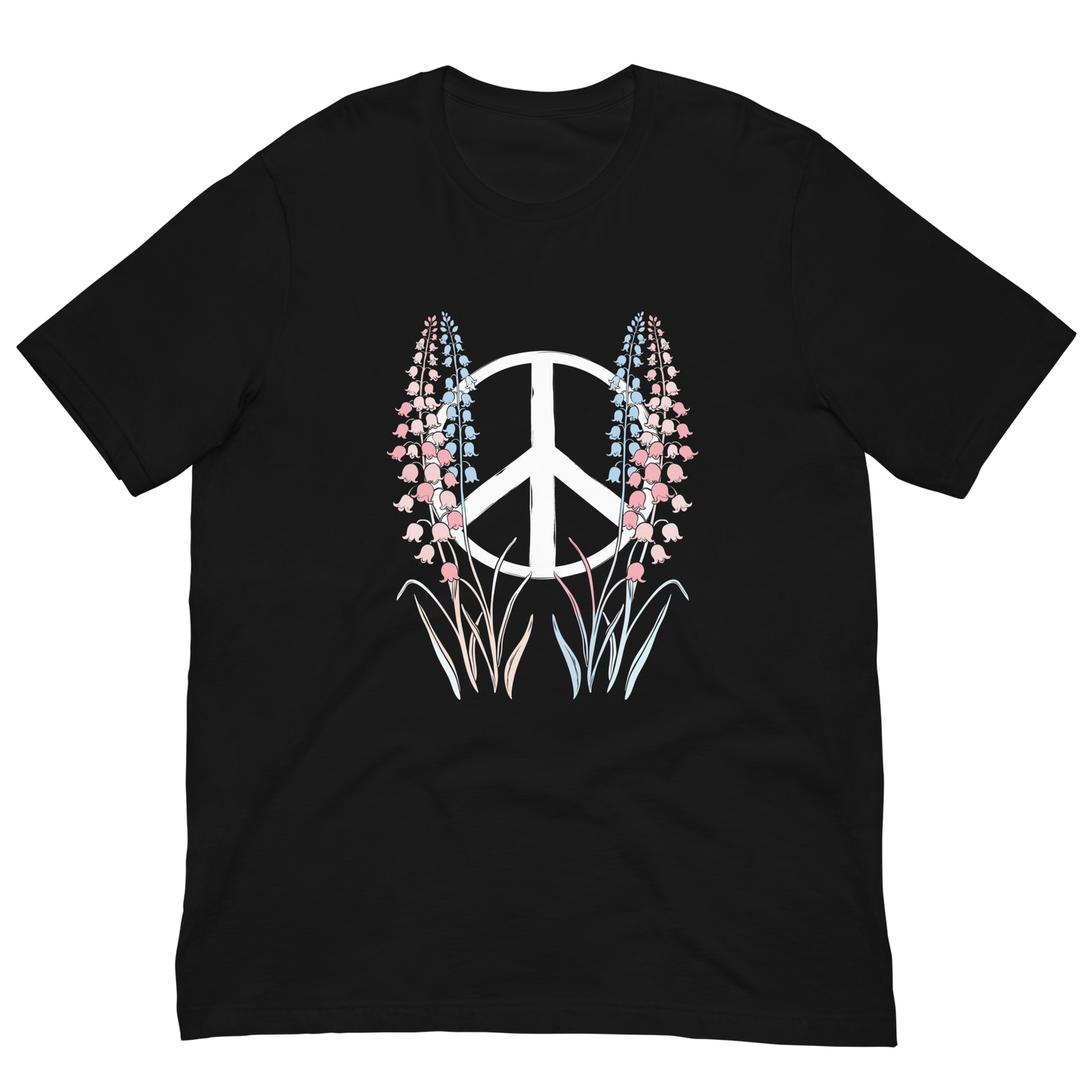 Elegant Floral Peace T-shirt 5