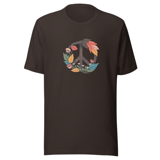 Autumn Woodland Peace T-shirt