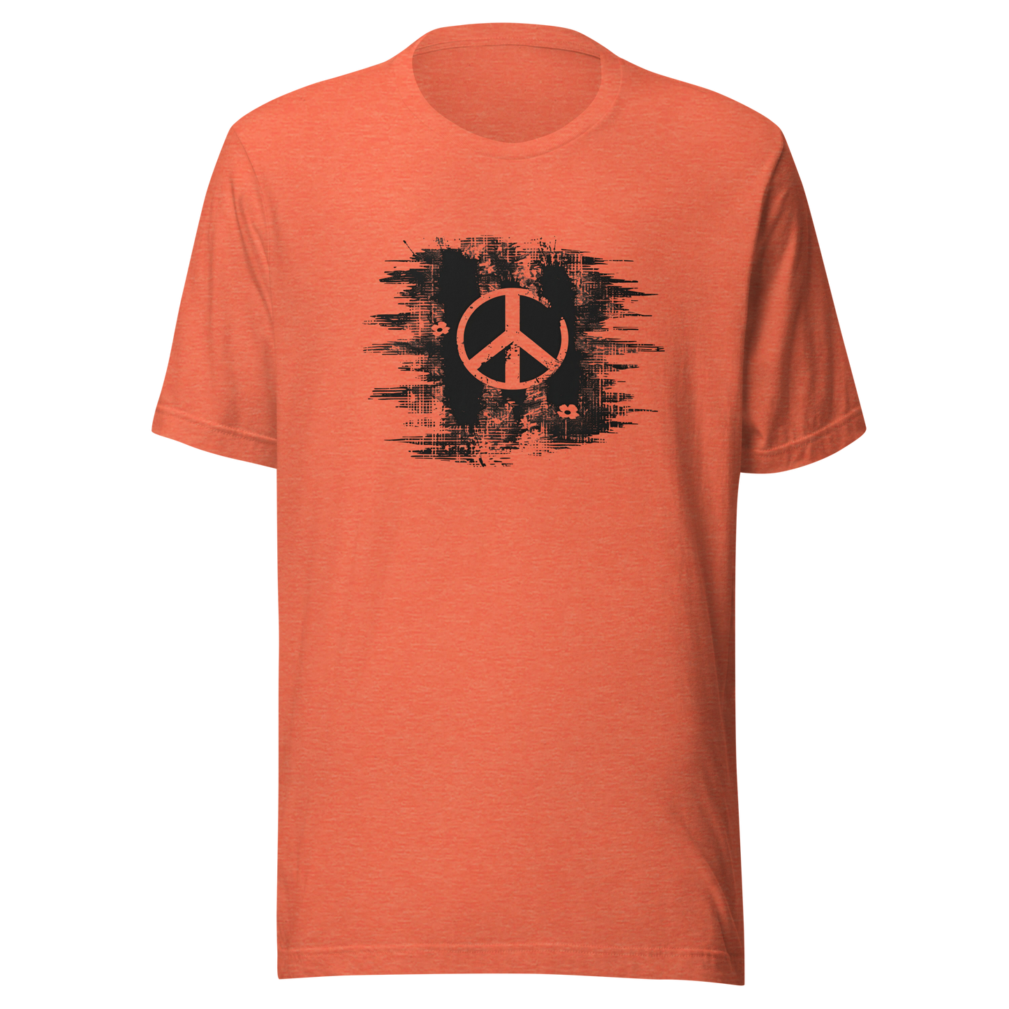 Distressed Peace Symbol" T-Shirt