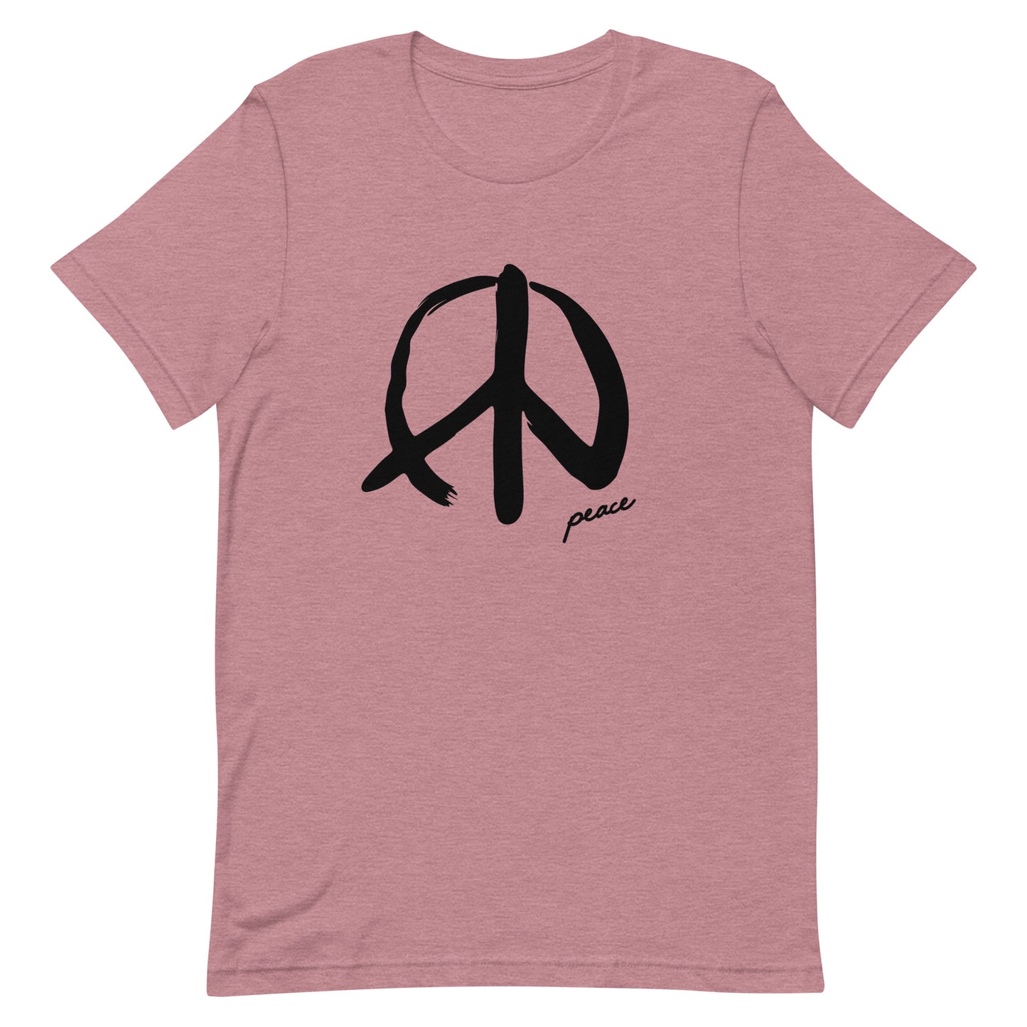 Hand-Drawn Peace Symbol Unisex T-shirt