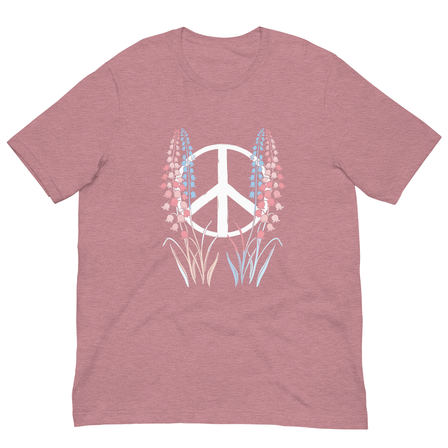 Elegant Floral Peace T-shirt 5