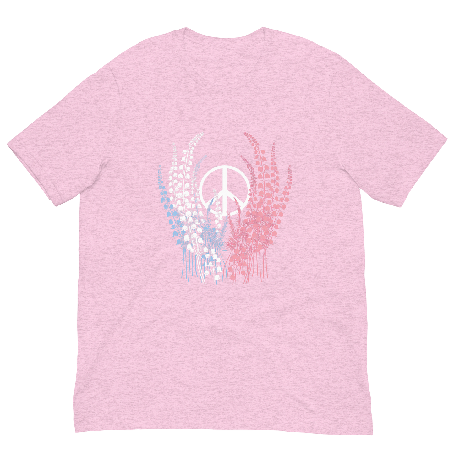 Elegant Floral Peace T-shirt 1