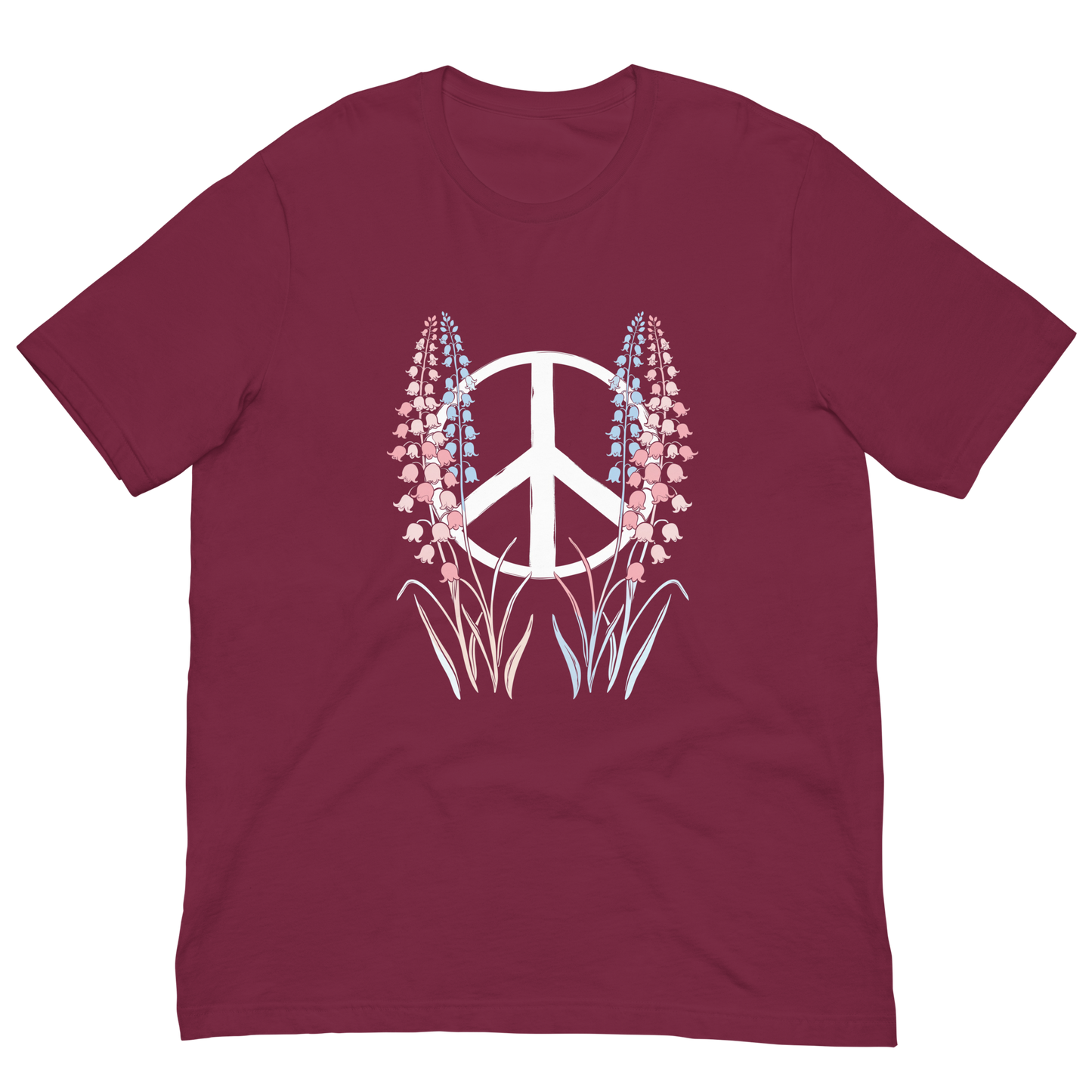 Elegant Floral Peace T-shirt 5